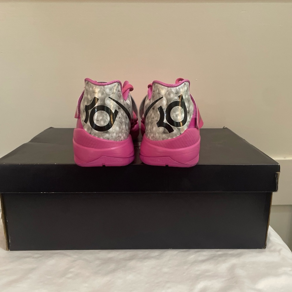 Nike Zoom KD 4 'Aunt Pearl' Pink 2024 HF9098-600 Men's Size 8 Brand New - Picture 4 of 5